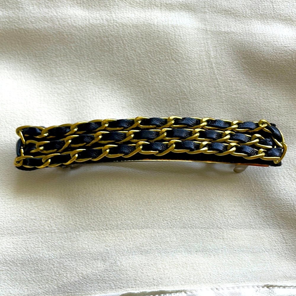CHANEL authentic hair barrette clip.